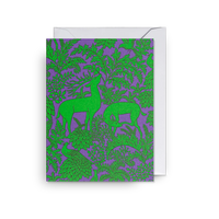Balmoral Violet Decorative Deer | Warner House | Mini Card